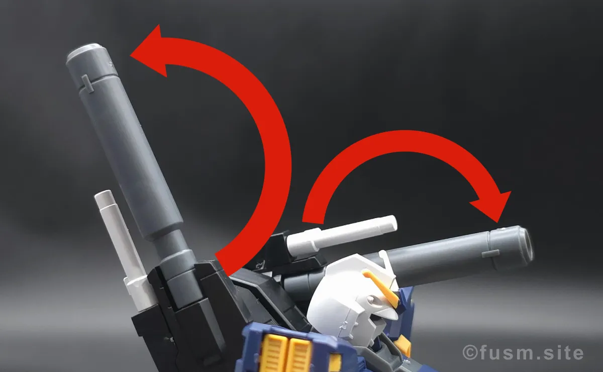 HG ガンダム6号機(マドロック) レビュー バックパックレビュー 可動域 01