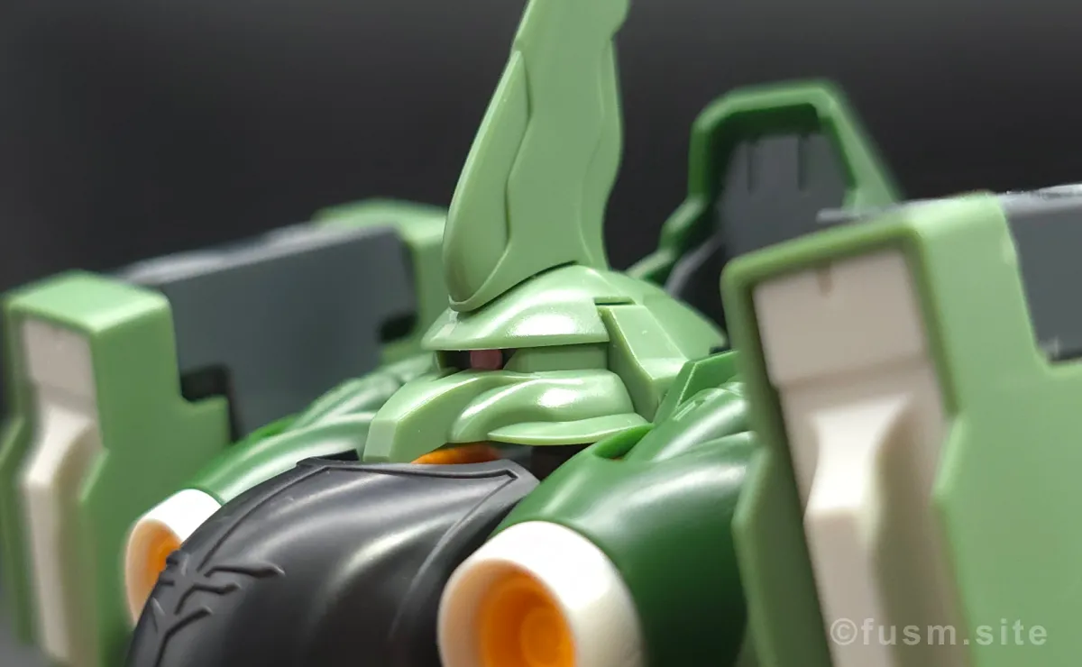 HGUC クシャトリヤ レビュー 頭部ディテール 可動域 01