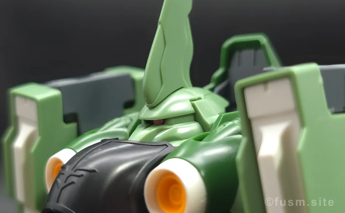 HGUC クシャトリヤ レビュー 頭部ディテール 可動域 02