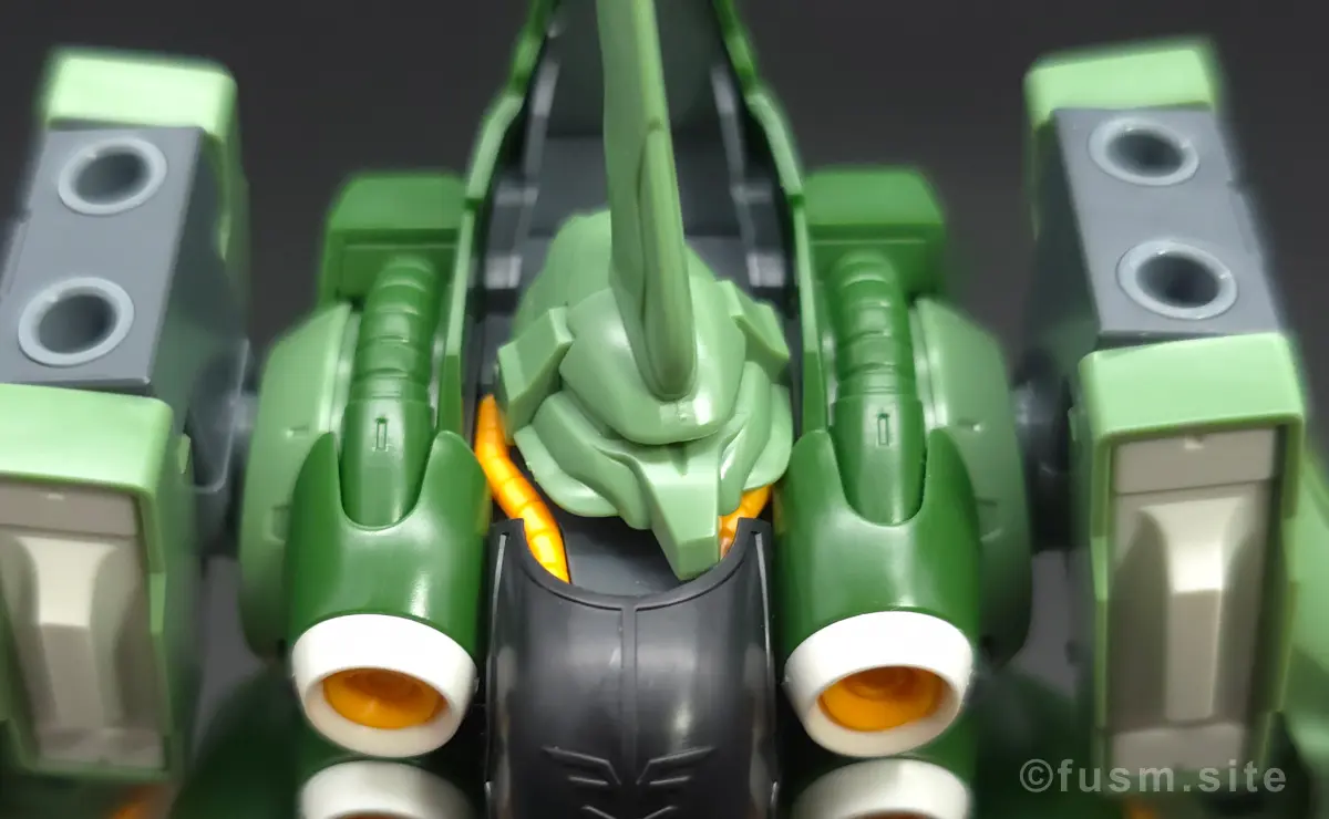 HGUC クシャトリヤ レビュー 頭部ディテール 可動域 04
