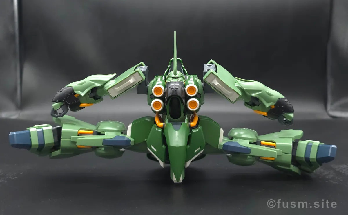 HGUC クシャトリヤ レビュー 胴体ディテール 可動域 03