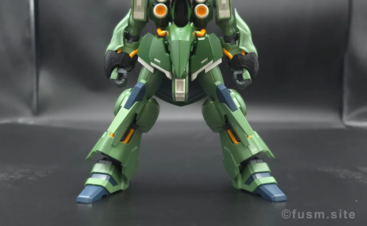 HGUC クシャトリヤ レビュー 脚部ディテール 可動域 04
