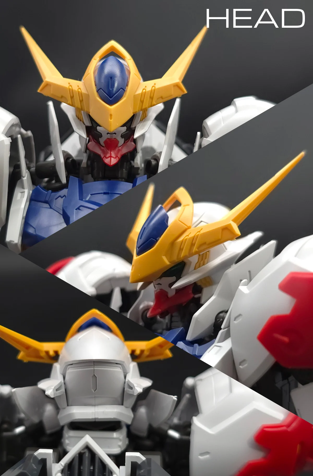 MG ガンダムバルバトスルプス レビュー 頭部ディテール 01
