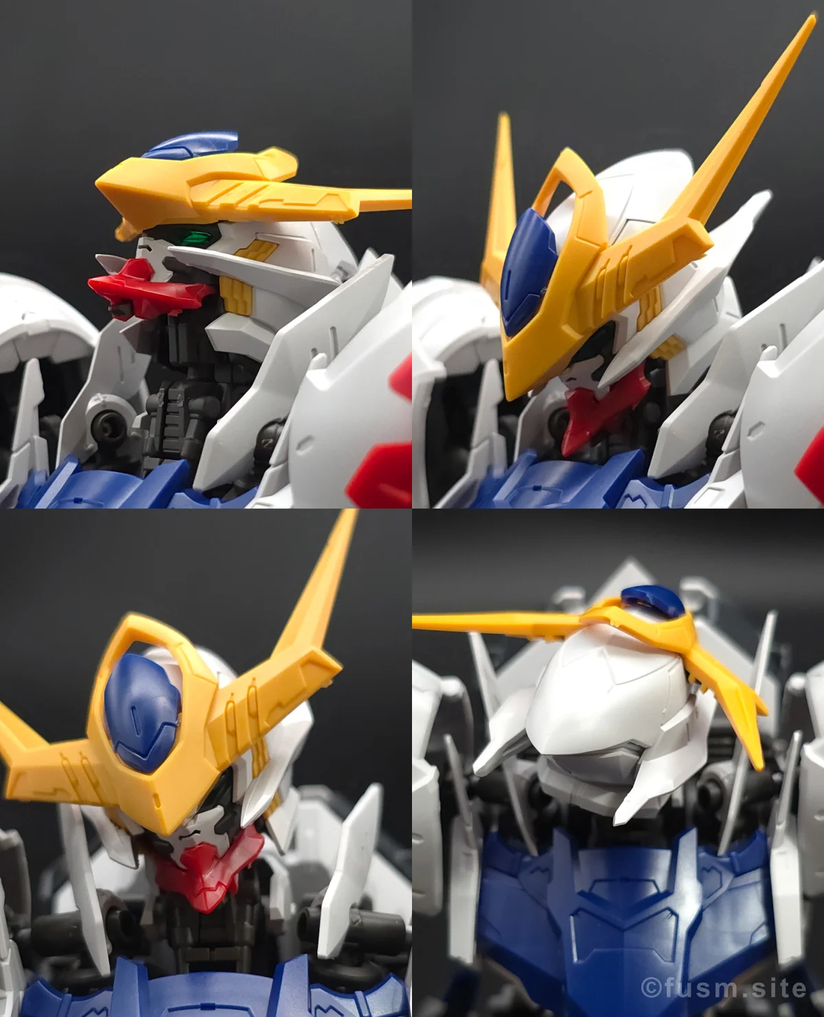 MG ガンダムバルバトスルプス レビュー 頭部ディテール 可動域 01