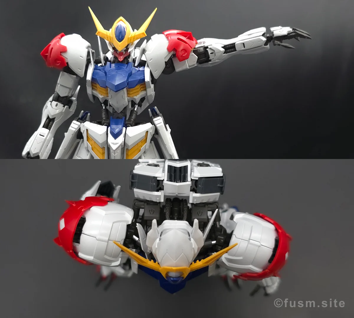 MG ガンダムバルバトスルプス レビュー 肩ディテール 可動域 02