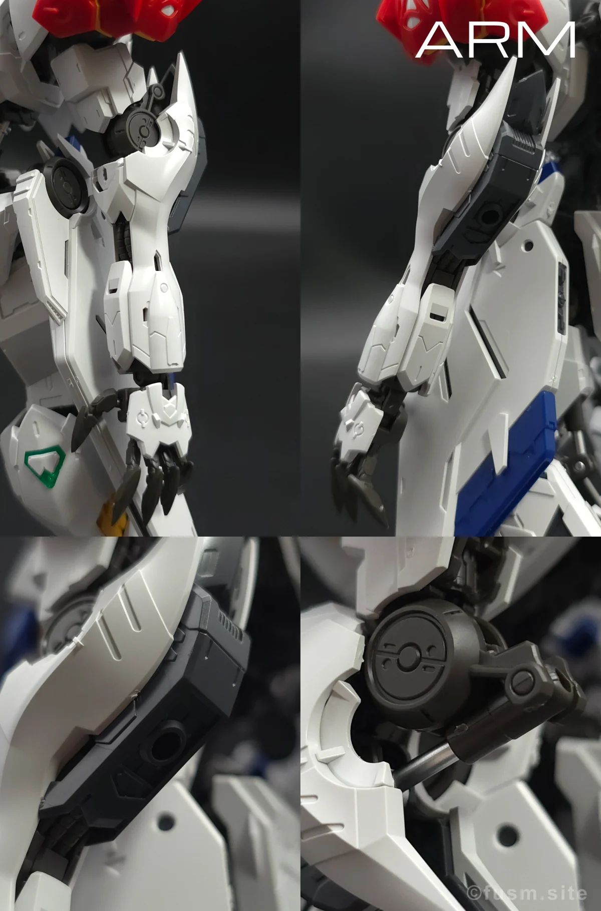 MG ガンダムバルバトスルプス レビュー 腕部ディテール 01