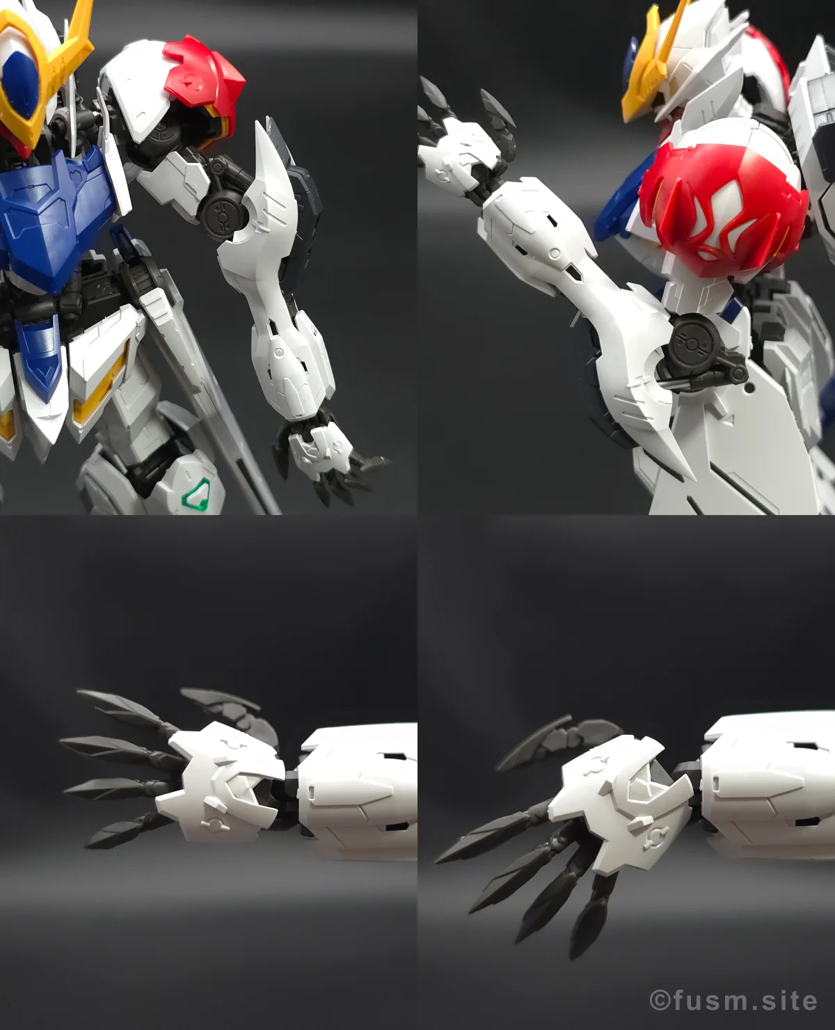 MG ガンダムバルバトスルプス レビュー 腕部ディテール 可動域 01