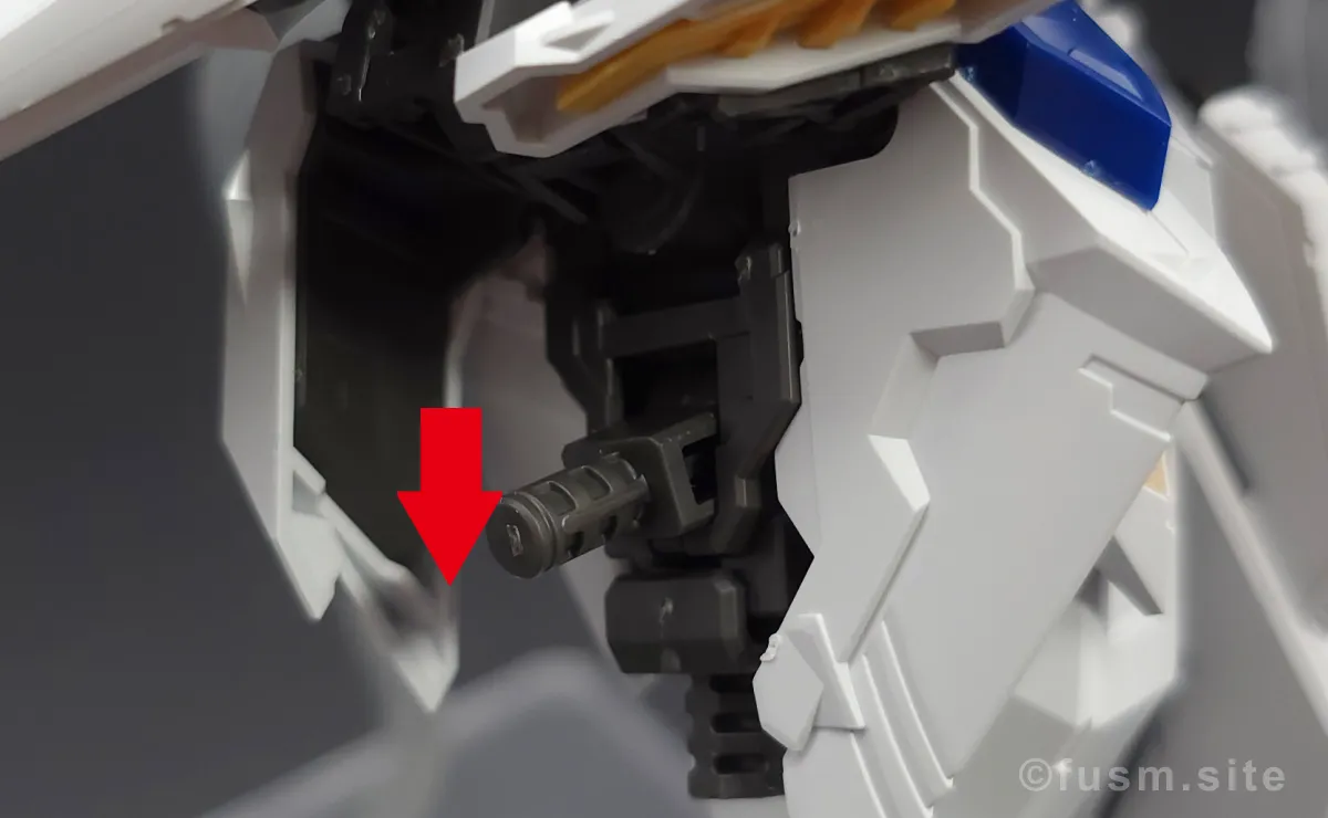 MG ガンダムバルバトスルプス レビュー 胴体ディテール 可動域 06