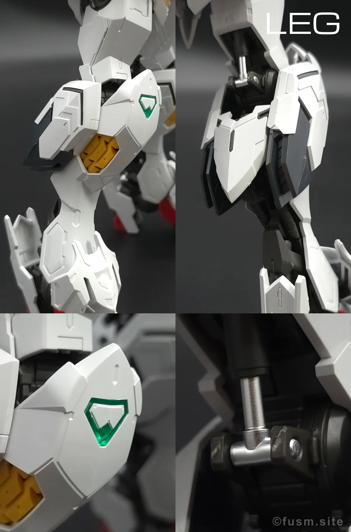 MG ガンダムバルバトスルプス レビュー 脚部ディテール 01