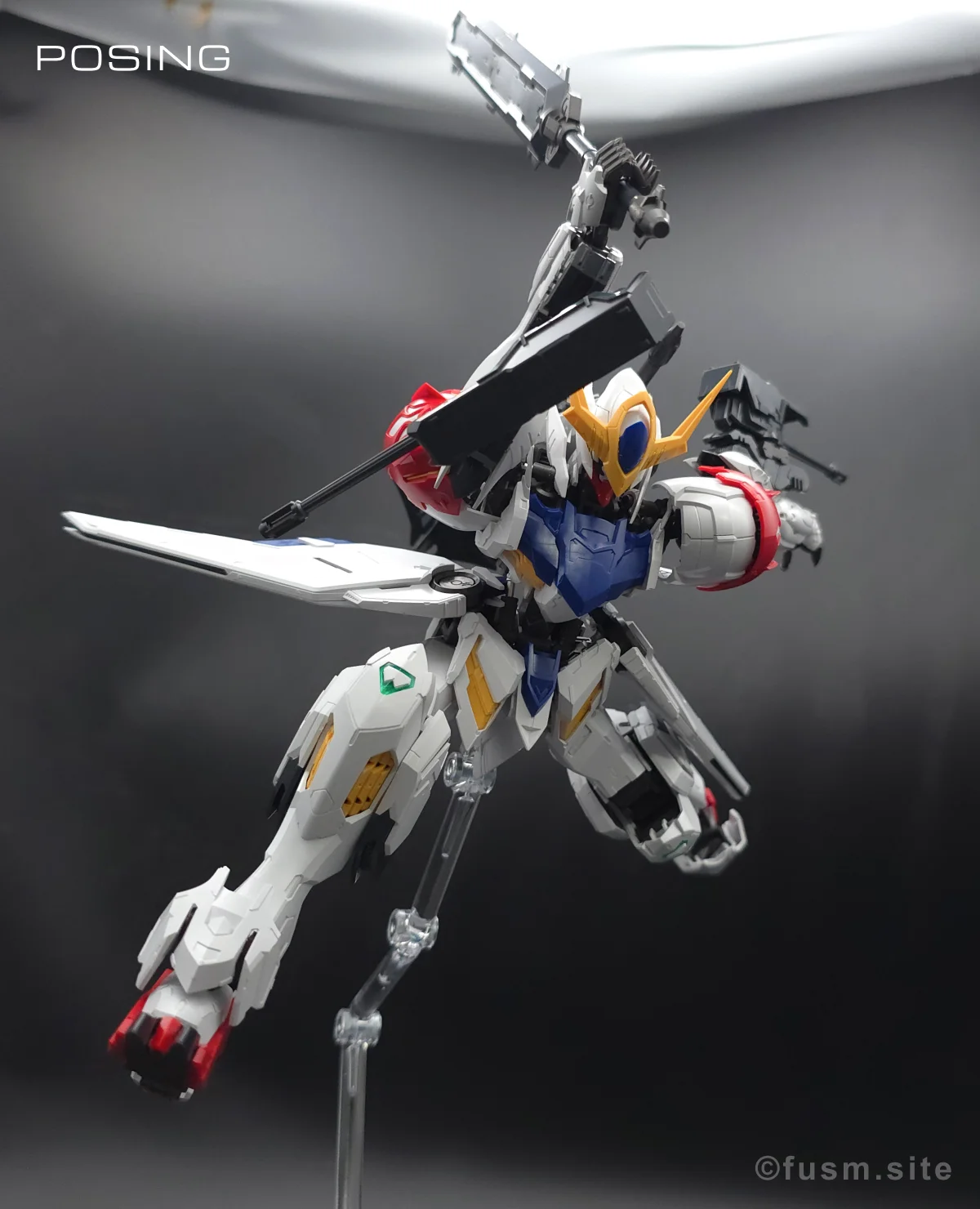 MG ガンダムバルバトスルプス レビュー ポージング 01