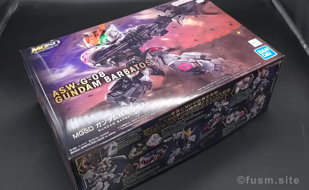 MGSD ガンダムバルバトス レビュー パッケージ 2