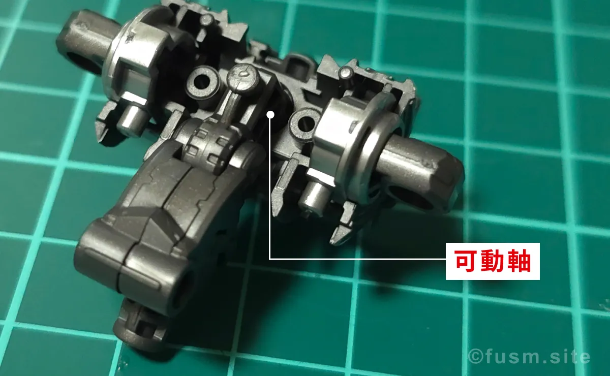 MGSD ガンダムバルバトス レビュー パーツ・構造・組み立て 02