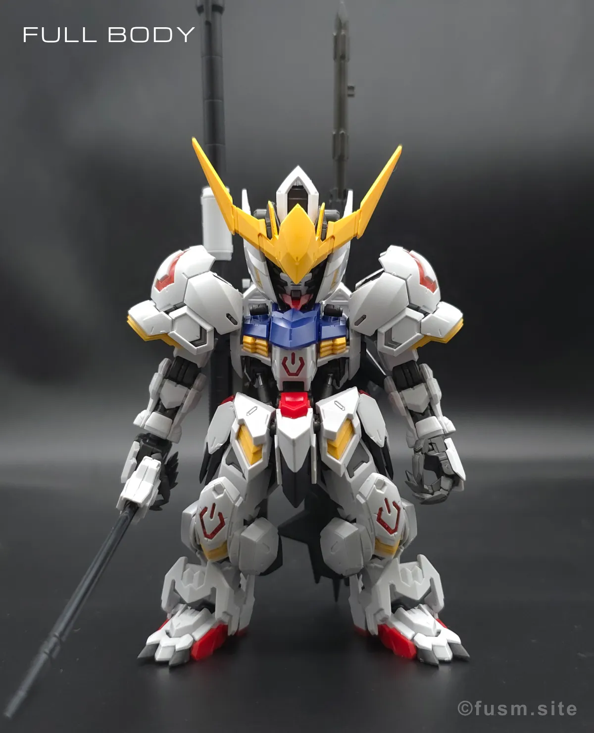 MGSD ガンダムバルバトス レビュー 多角的に見た全体の外観・素組み 01