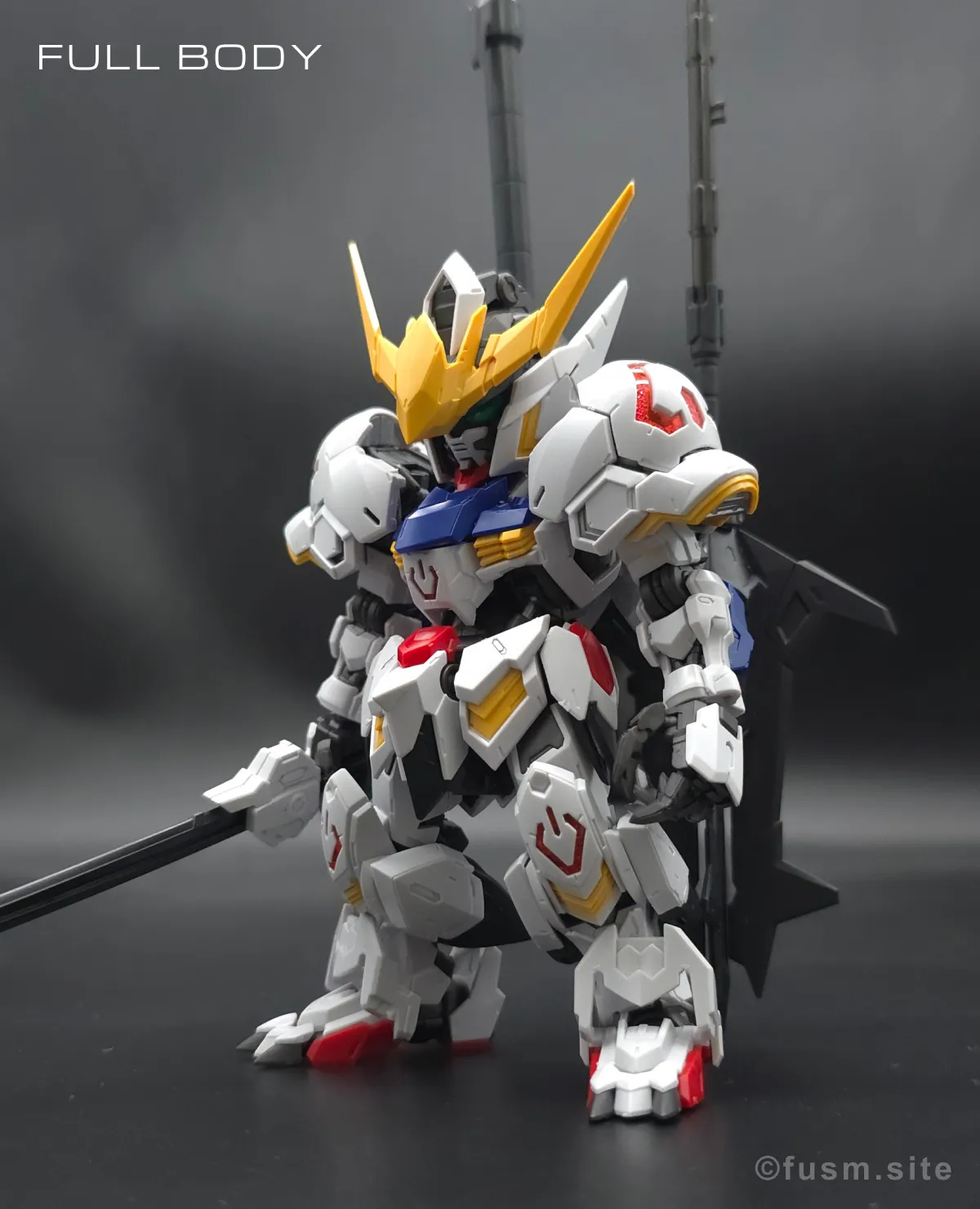 MGSD ガンダムバルバトス レビュー 多角的に見た全体の外観・素組み 02