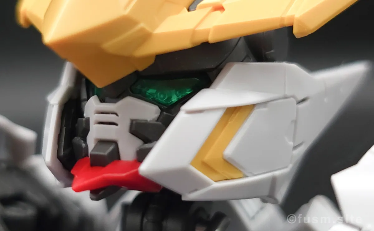 MGSD ガンダムバルバトス レビュー 頭部ディテール 05