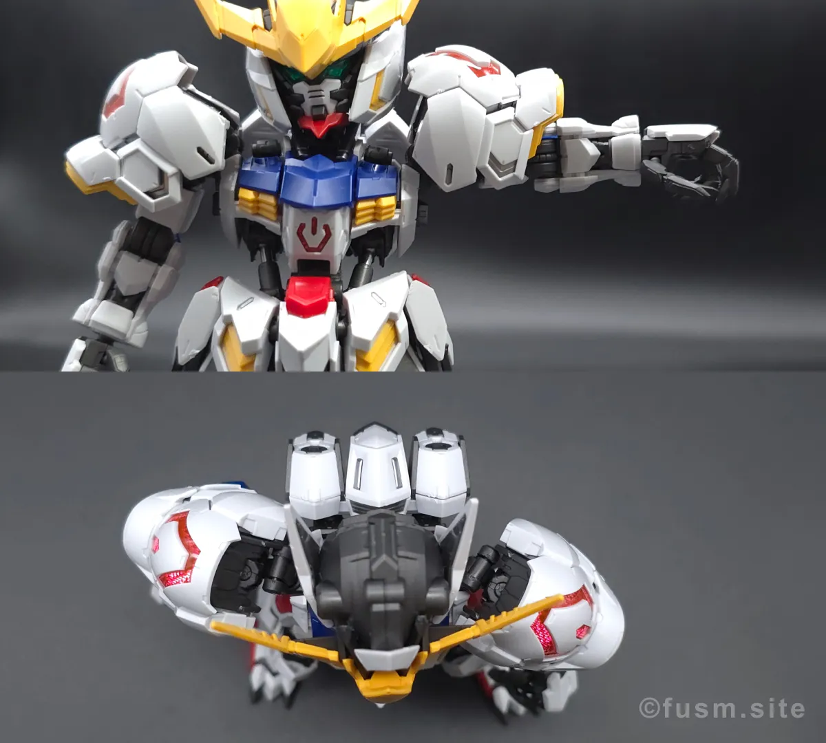 MGSD ガンダムバルバトス レビュー 肩ディテール 可動域 02