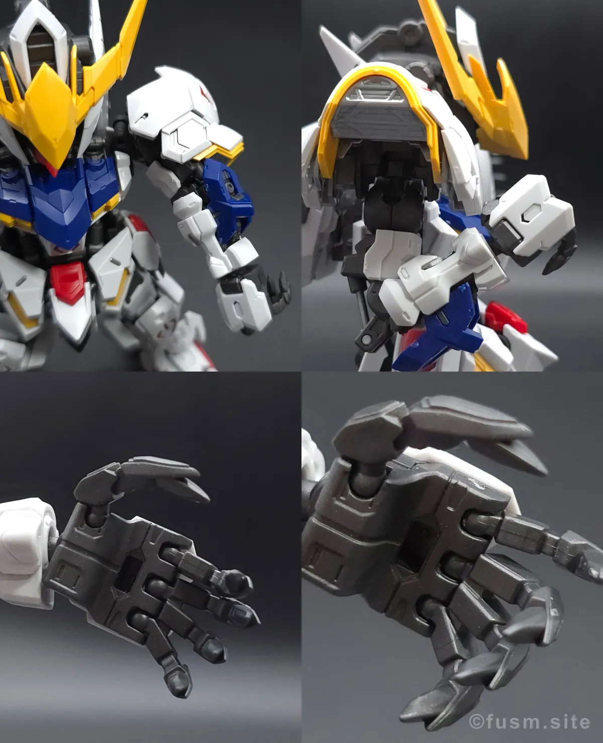 MGSD ガンダムバルバトス レビュー 腕部ディテール 可動域 01