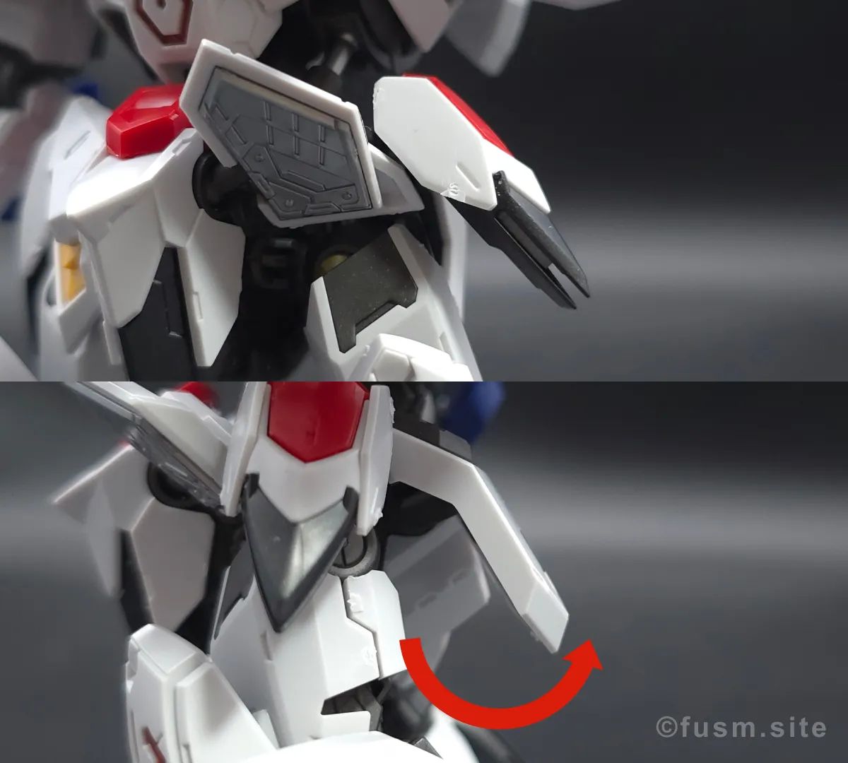 MGSD ガンダムバルバトス レビュー 胴体ディテール 可動域 01