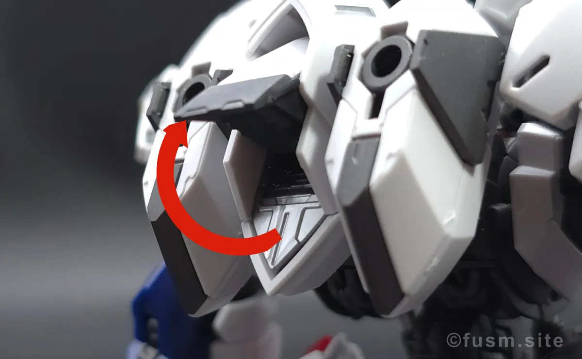 MGSD ガンダムバルバトス レビュー バックパックレビュー 可動域 02