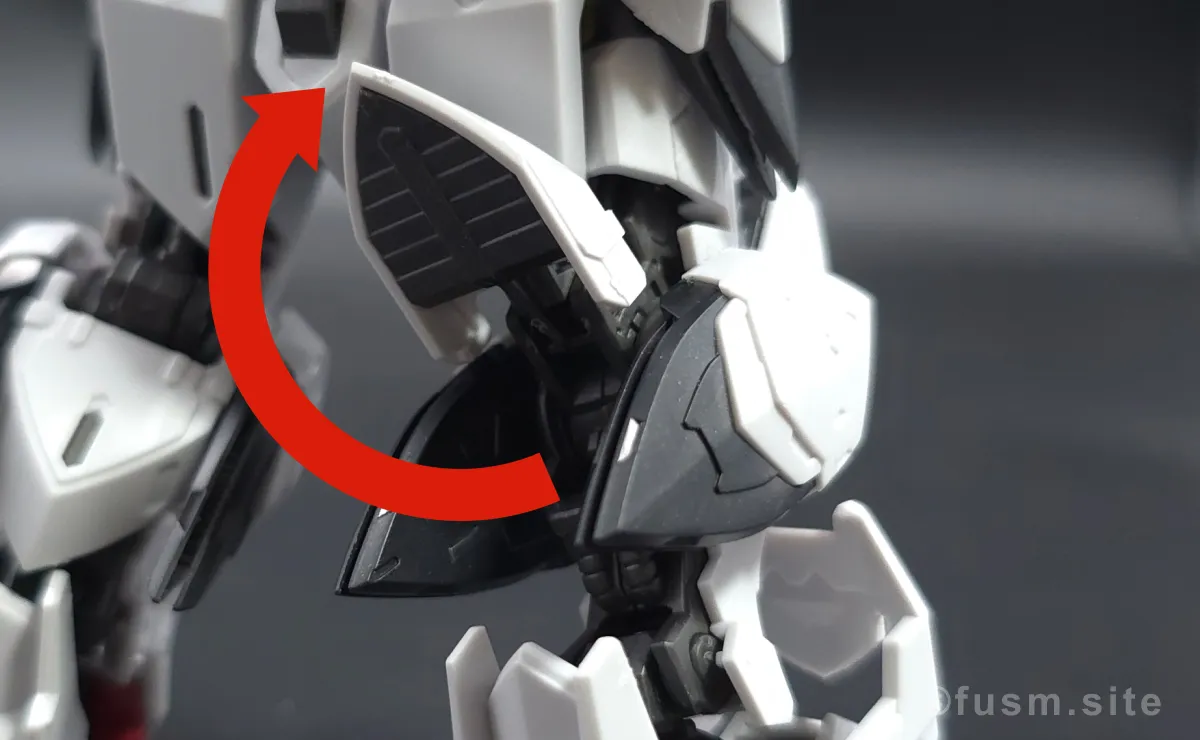 MGSD ガンダムバルバトス レビュー 脚部ディテール 可動域 01