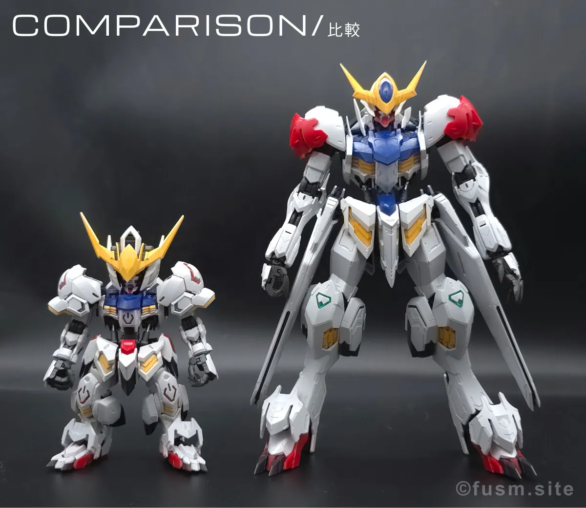 MGSD ガンダムバルバトス レビュー 比較 02