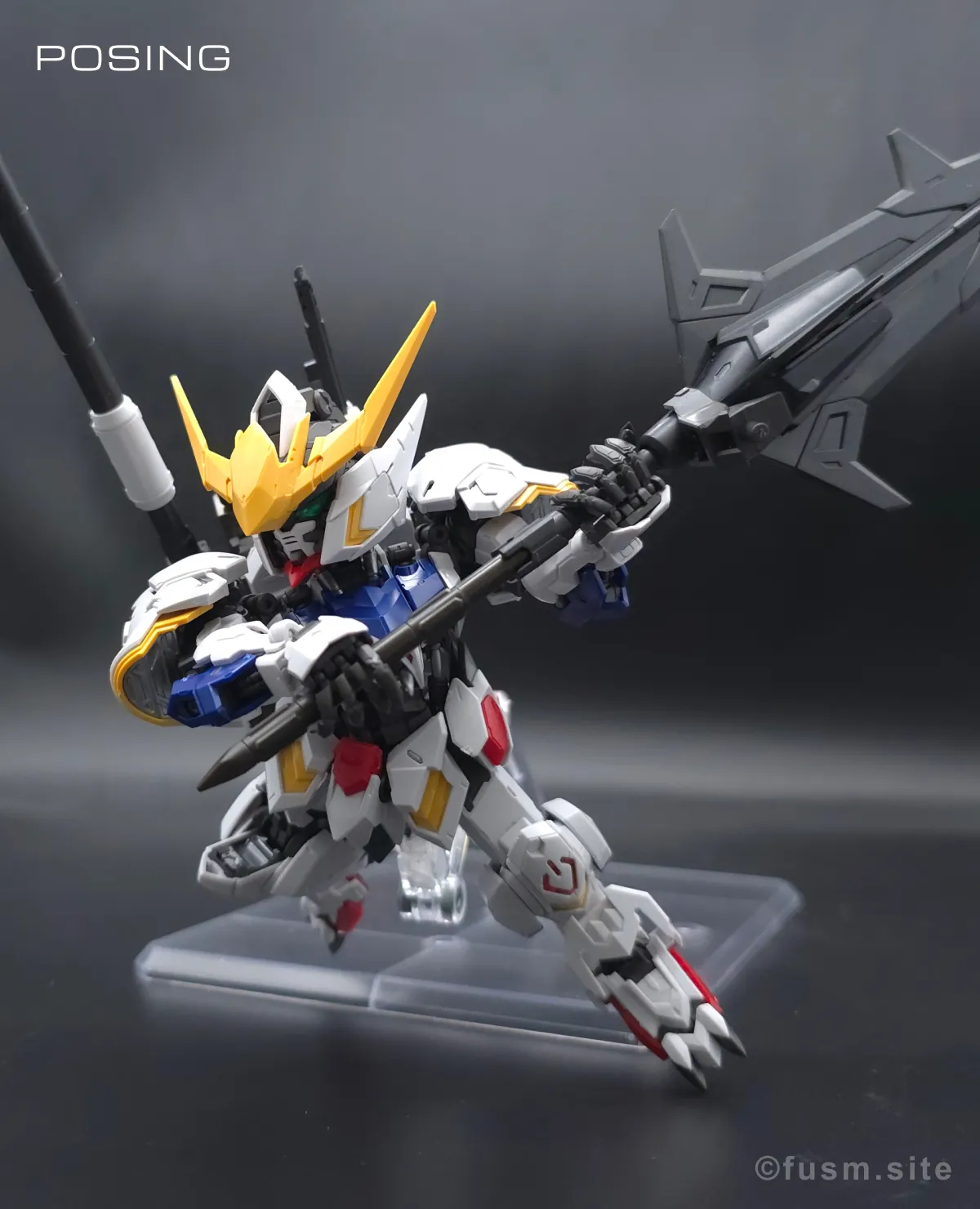 MGSD ガンダムバルバトス レビュー ポージング 02