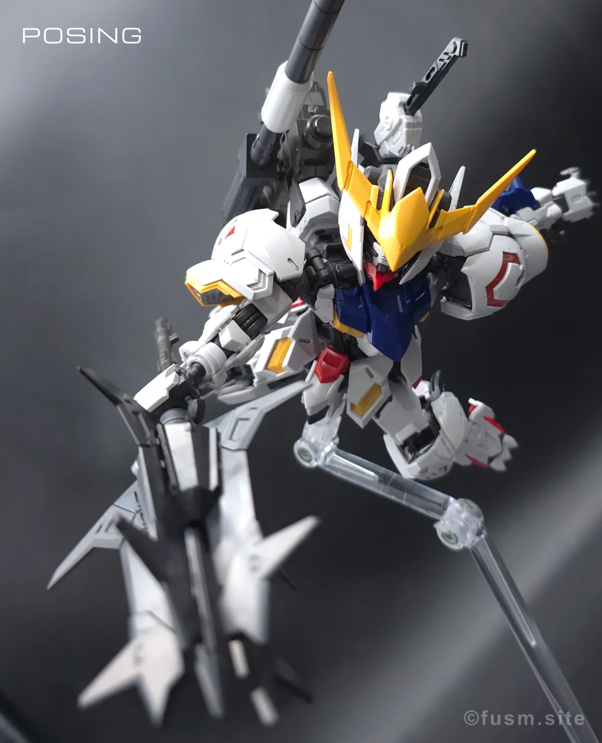 MGSD ガンダムバルバトス レビュー ポージング 09