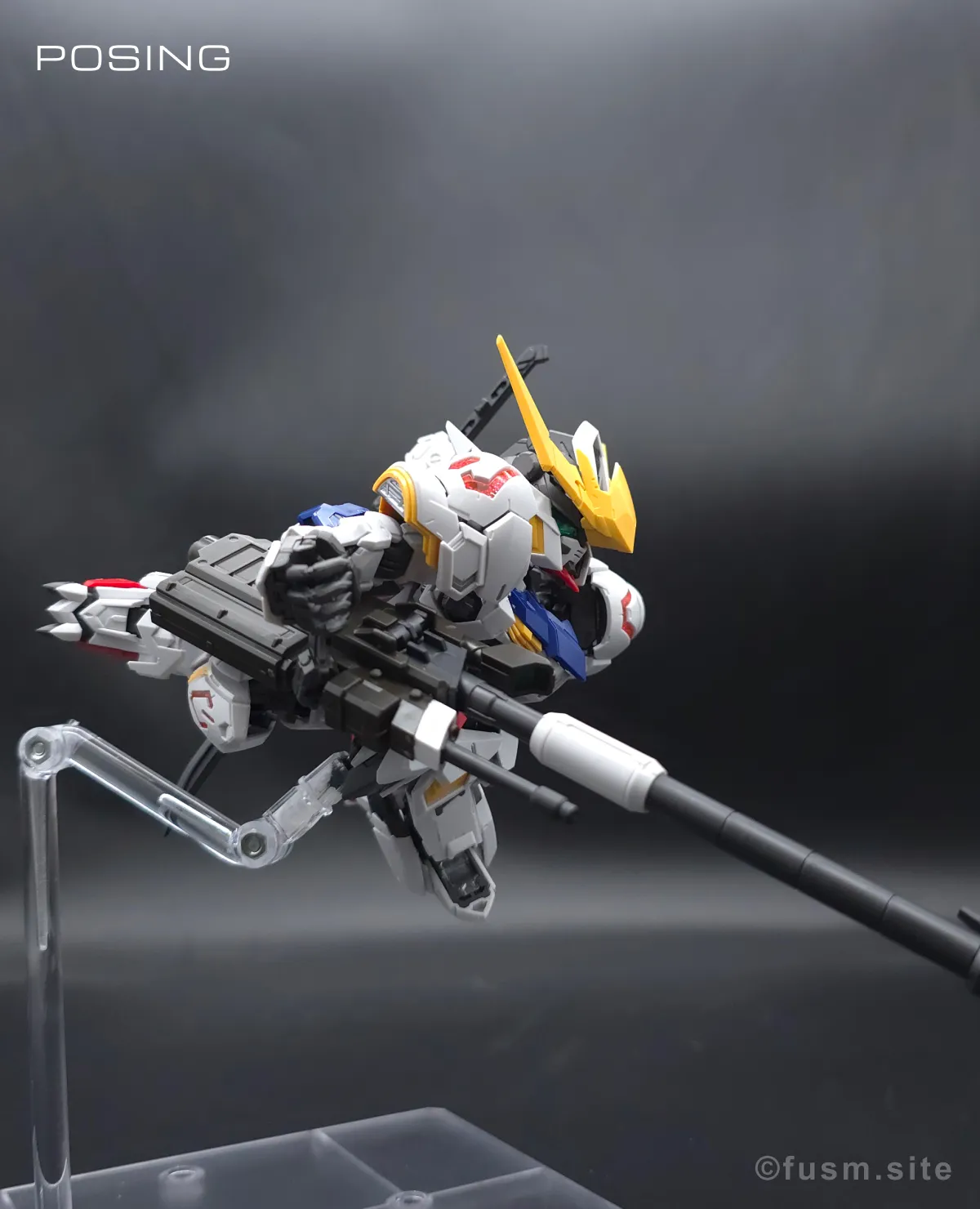 MGSD ガンダムバルバトス レビュー ポージング 12