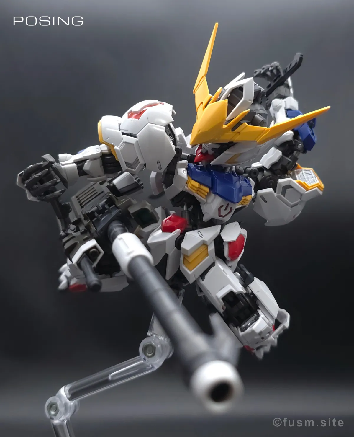 MGSD ガンダムバルバトス レビュー ポージング 13