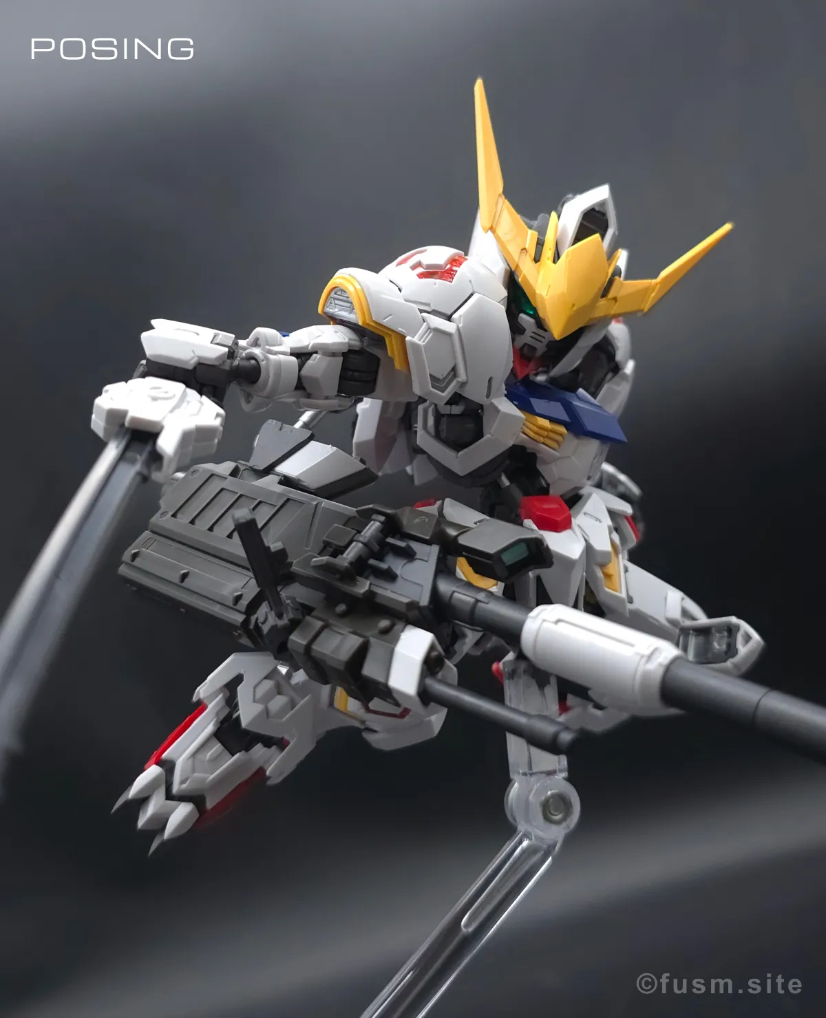 MGSD ガンダムバルバトス レビュー ポージング 14
