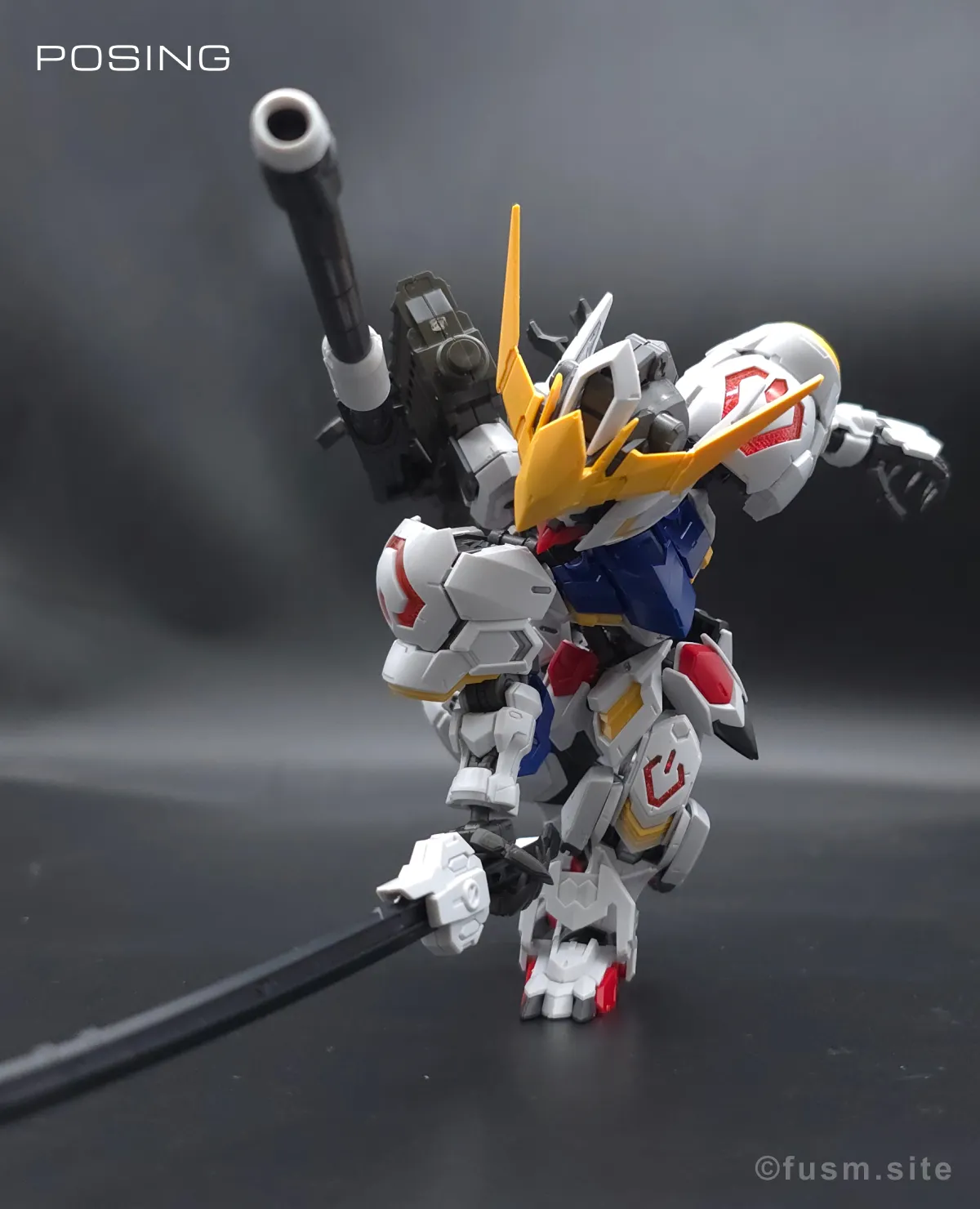 MGSD ガンダムバルバトス レビュー ポージング 16