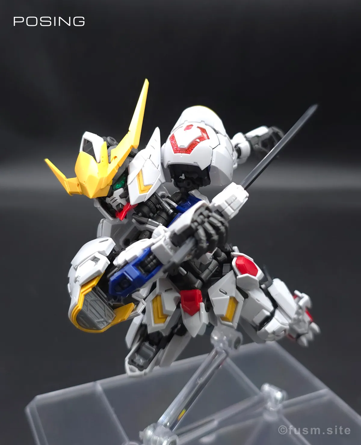 MGSD ガンダムバルバトス レビュー ポージング 17