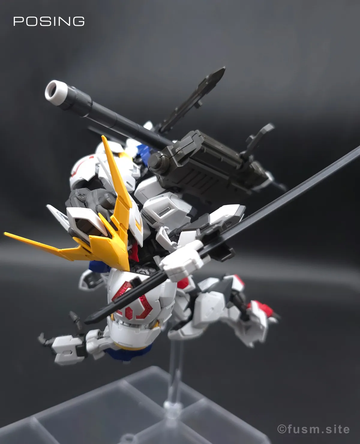 MGSD ガンダムバルバトス レビュー ポージング 25