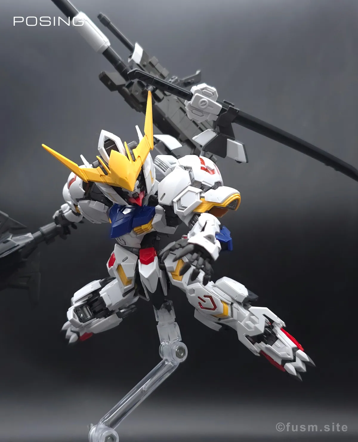 MGSD ガンダムバルバトス レビュー ポージング 27