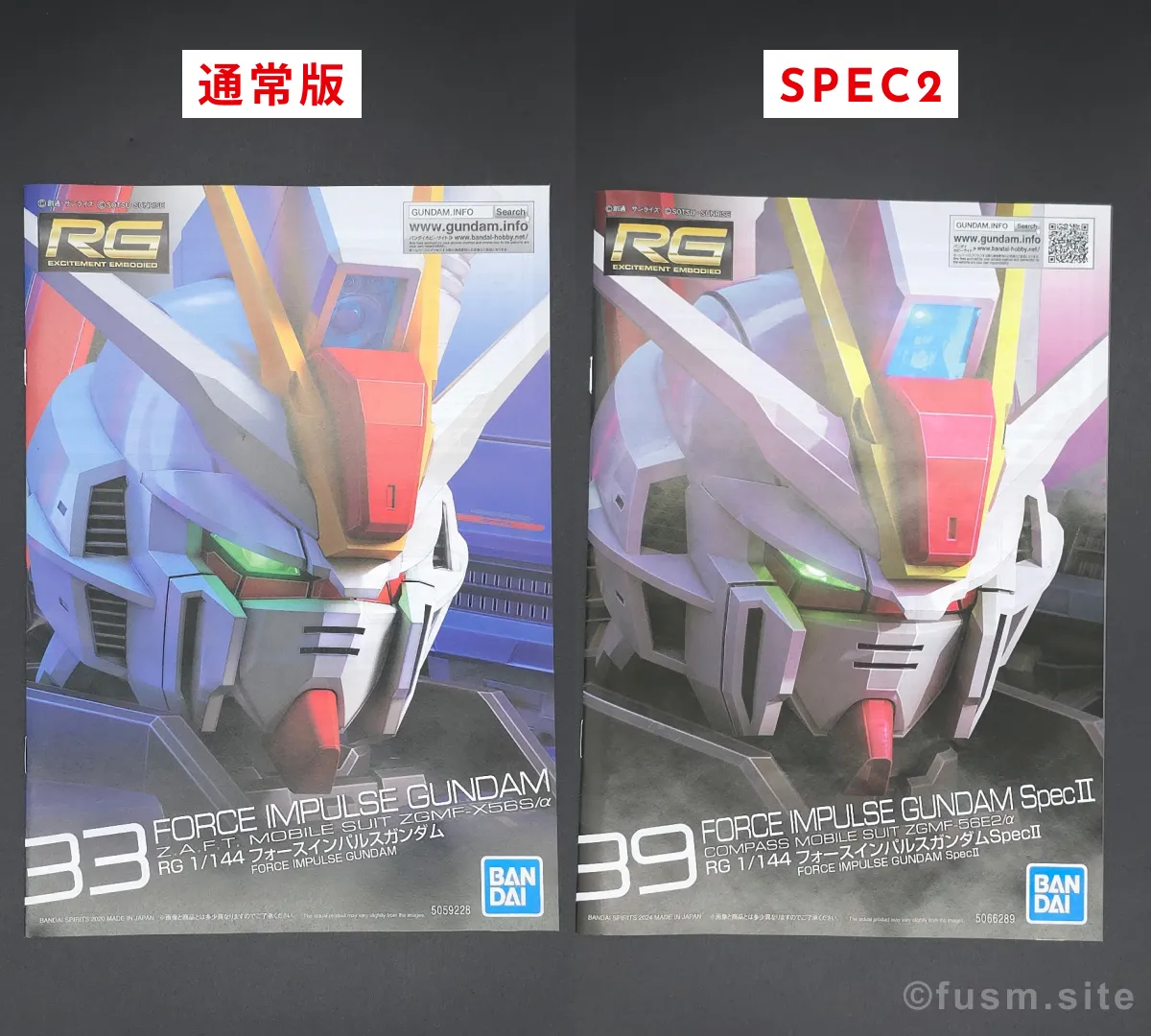 RG フォースインパルスガンダム　レビュー パッケージ 06