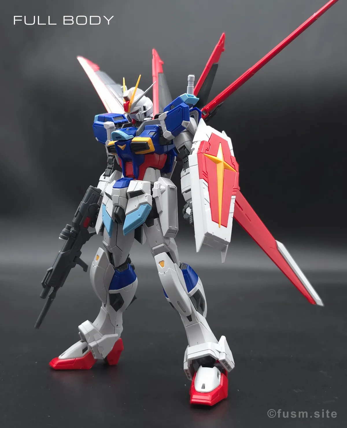RG フォースインパルスガンダム　レビュー 多角的に見た全体の外観・素組み 02