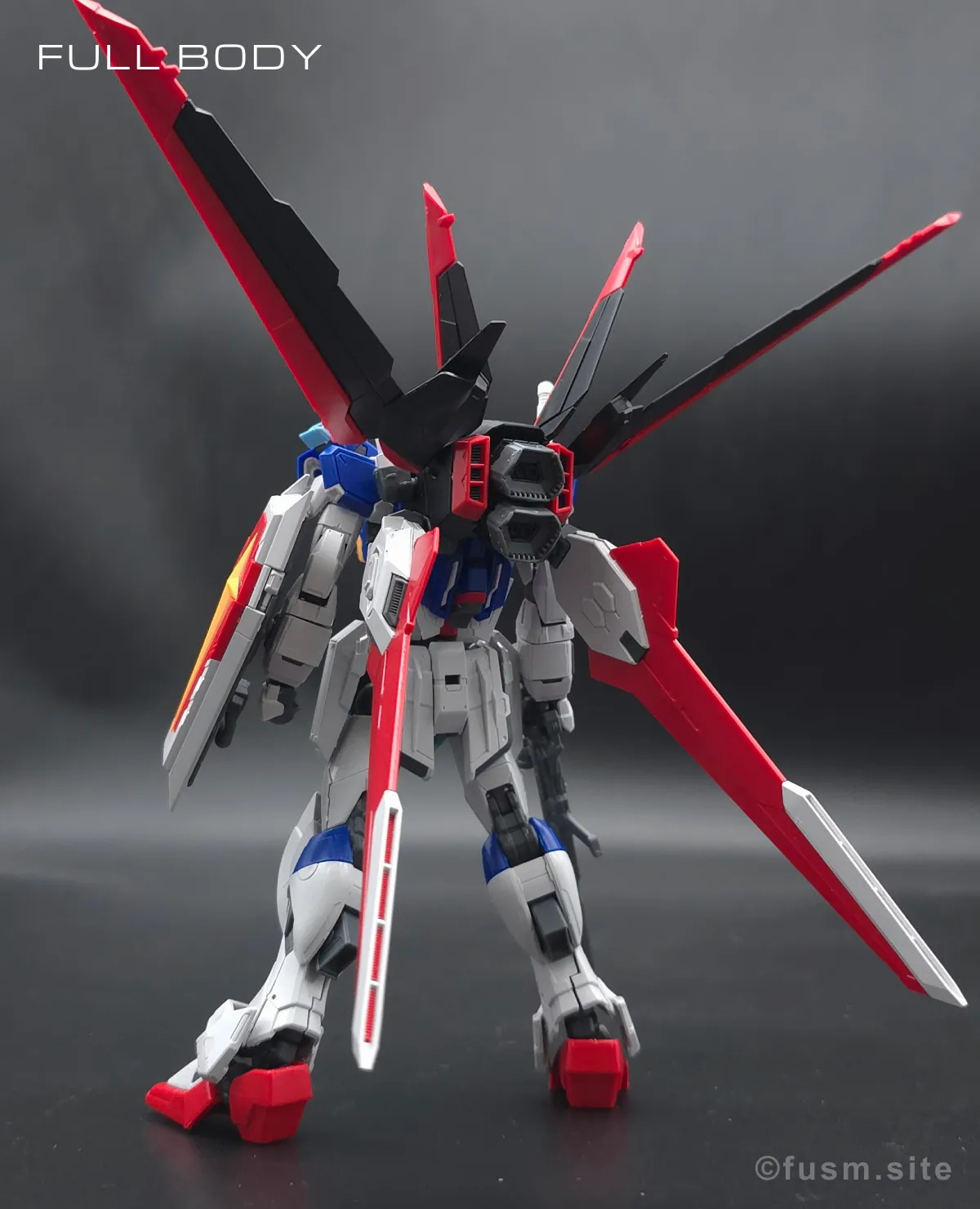 RG フォースインパルスガンダム　レビュー 多角的に見た全体の外観・素組み 03