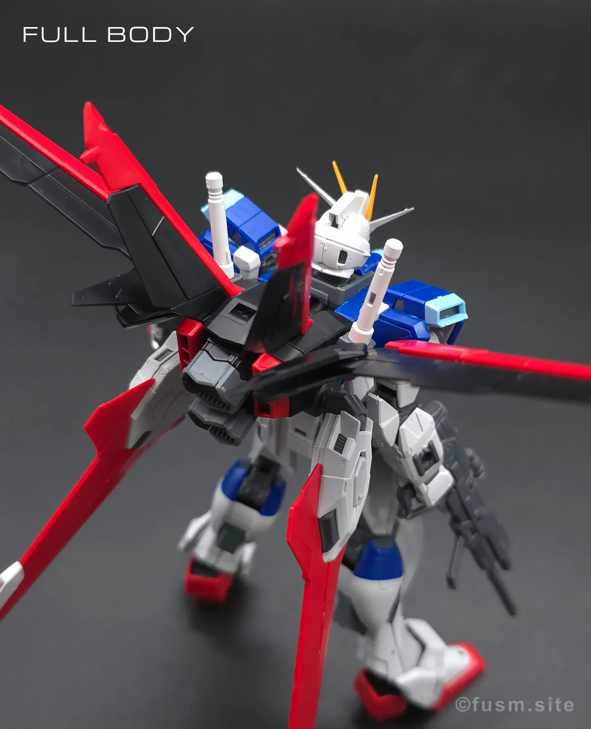 RG フォースインパルスガンダム　レビュー 多角的に見た全体の外観・素組み 05