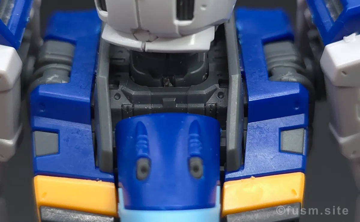 RG フォースインパルスガンダム　レビュー 頭部ディテール 02