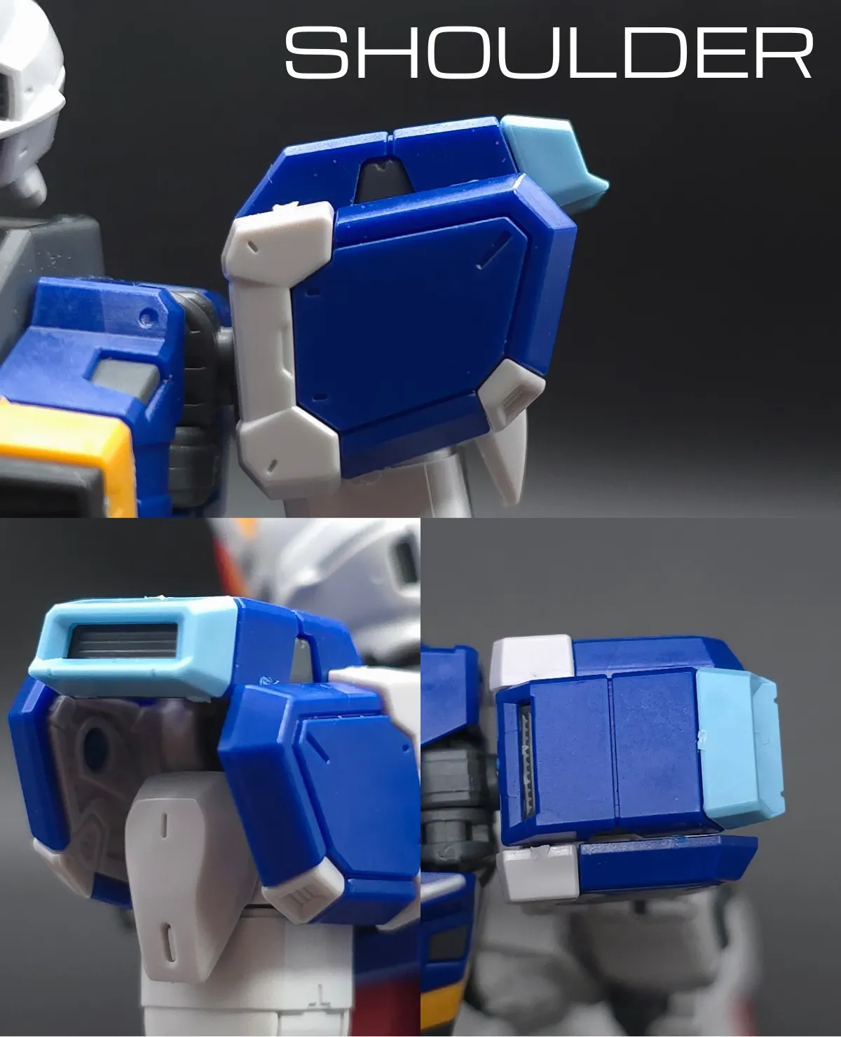 RG フォースインパルスガンダム　レビュー 肩ディテール 01