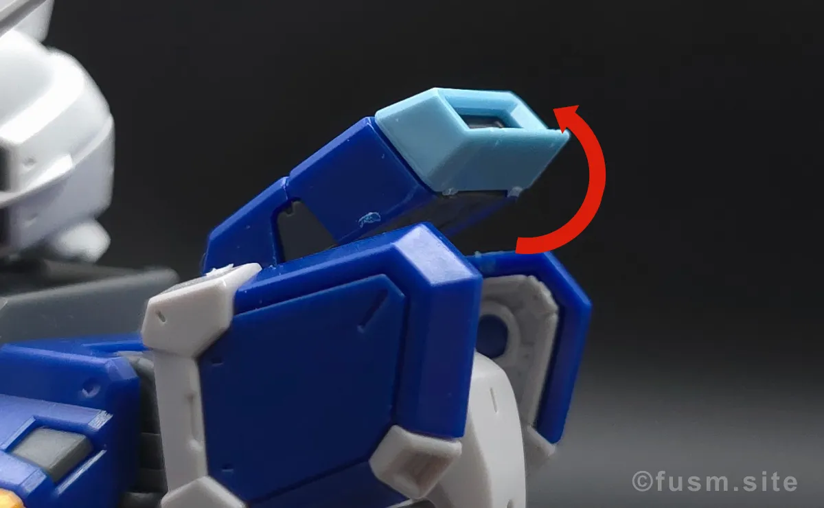 RG フォースインパルスガンダム　レビュー 肩ディテール 可動域 01