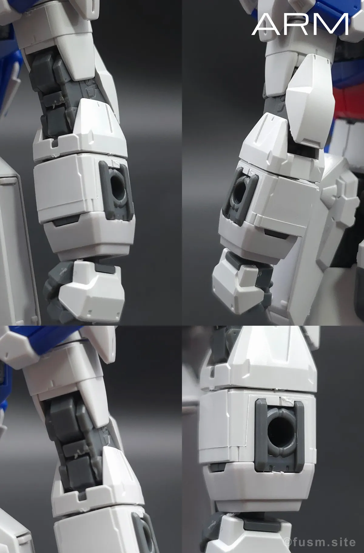 RG フォースインパルスガンダム　レビュー 腕部ディテール 01