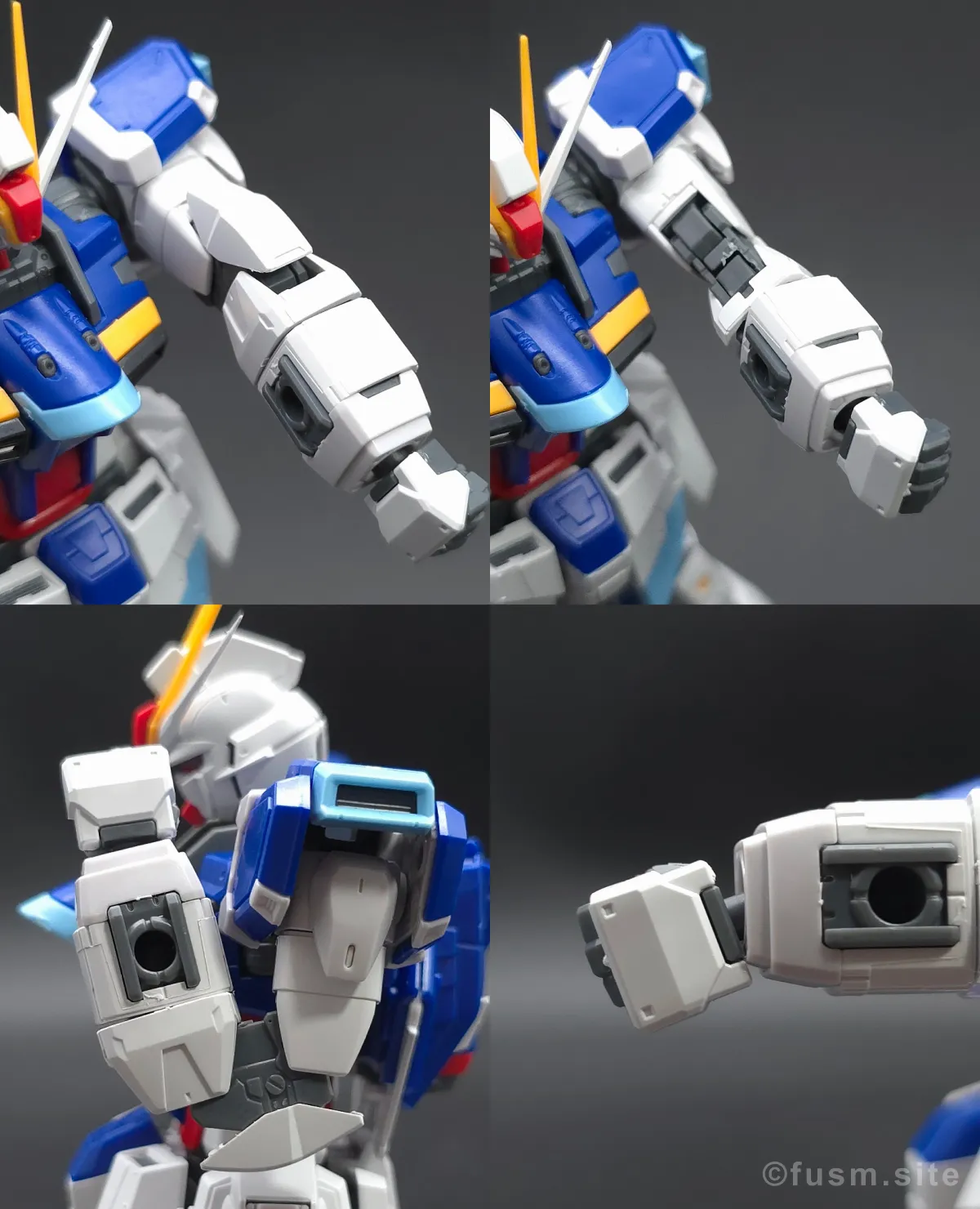 RG フォースインパルスガンダム　レビュー 腕部ディテール 可動域 01