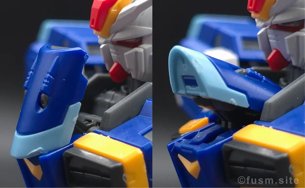 RG フォースインパルスガンダム　レビュー 胴体ディテール ギミック 01