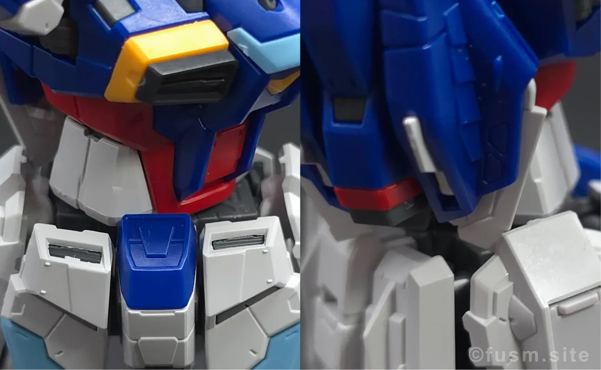 RG フォースインパルスガンダム　レビュー 胴体ディテール 可動域 02