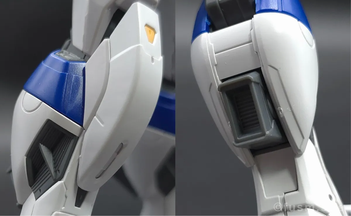 RG フォースインパルスガンダム　レビュー 脚部ディテール 03