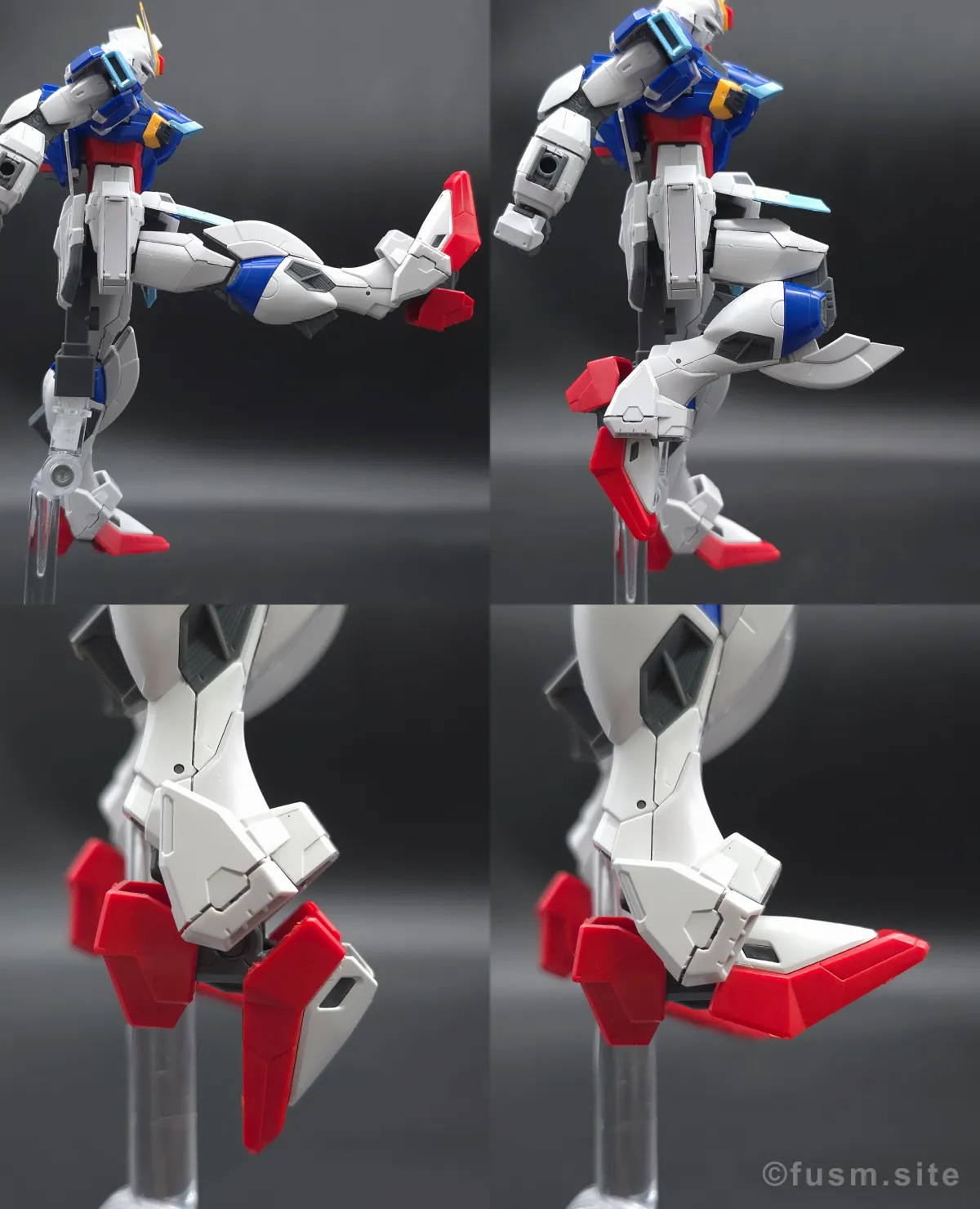 RG フォースインパルスガンダム　レビュー 脚部ディテール 可動域 01