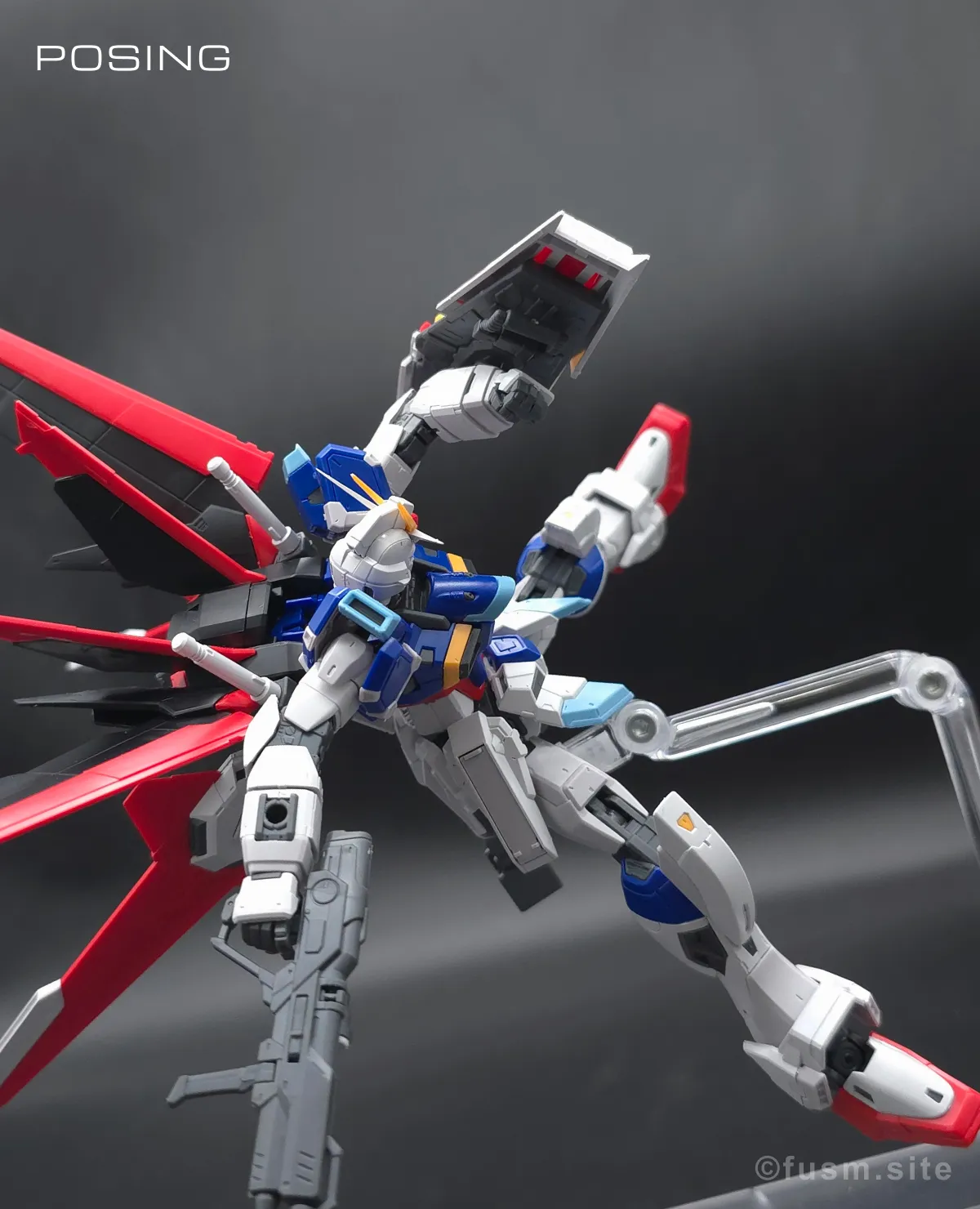 RG フォースインパルスガンダム　レビュー ポージング 10