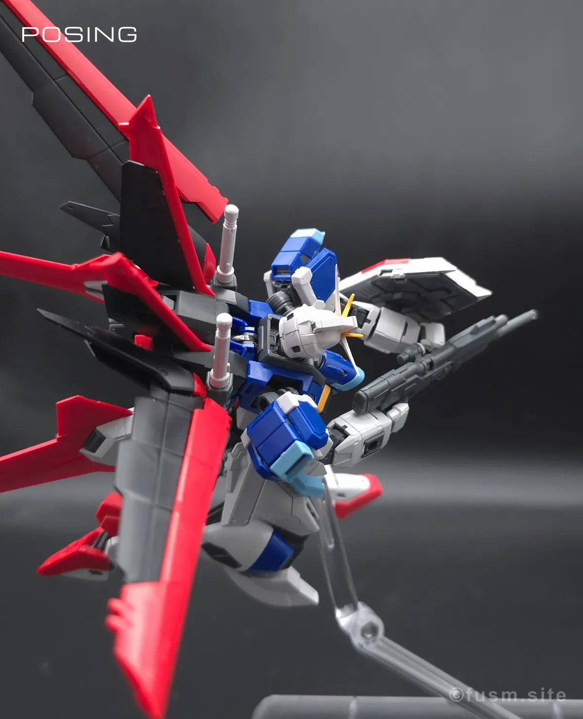 RG フォースインパルスガンダム　レビュー ポージング 13