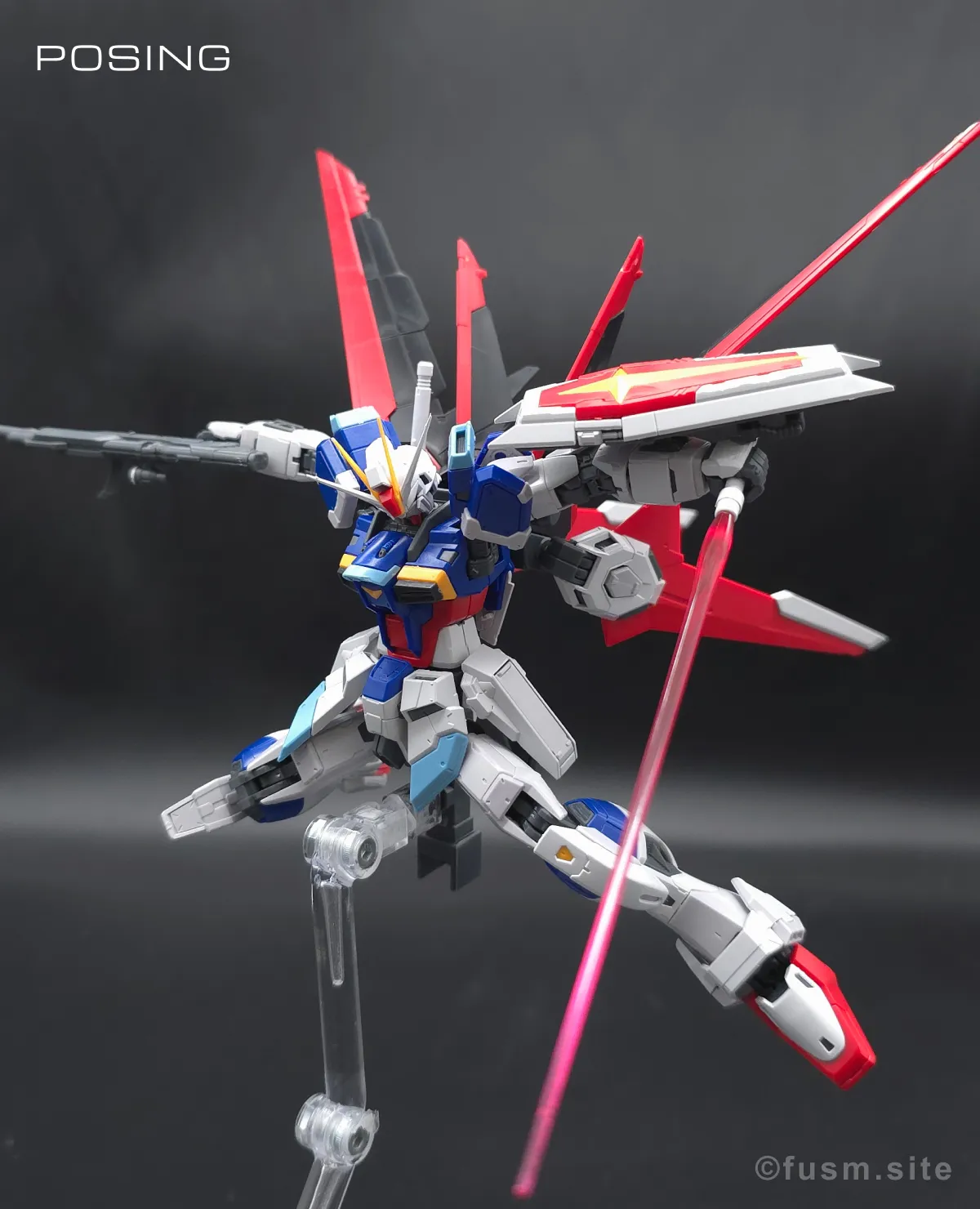 RG フォースインパルスガンダム　レビュー ポージング 14